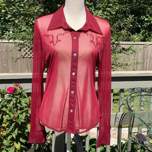Sexy Cowgirl Rhinestones Western Shirt - Picture 2 of 16